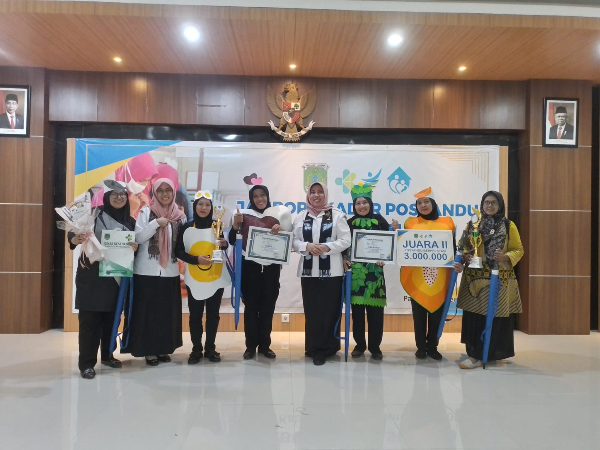 Bawa 2 Piala Jambore Kader Kabupaten Pasuruan